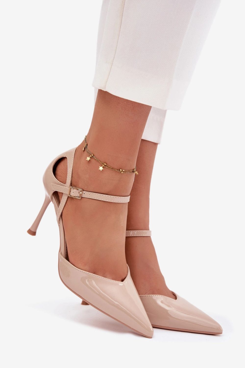 Szpilki Model Tarilin LE150P Beige - Step in style – widok 2