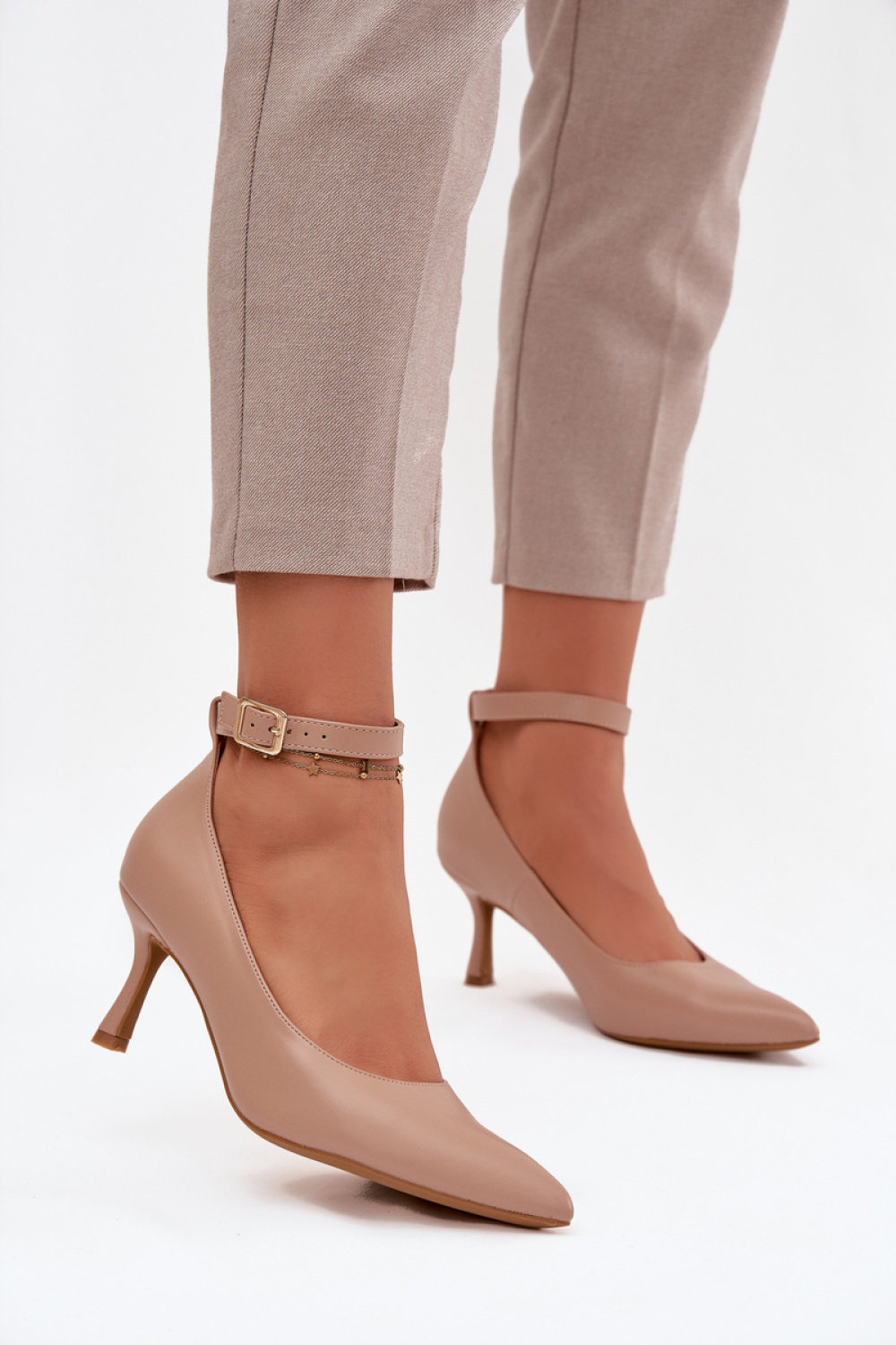 Szpilki Model Perrine 2752 Dark Beige - Step in style