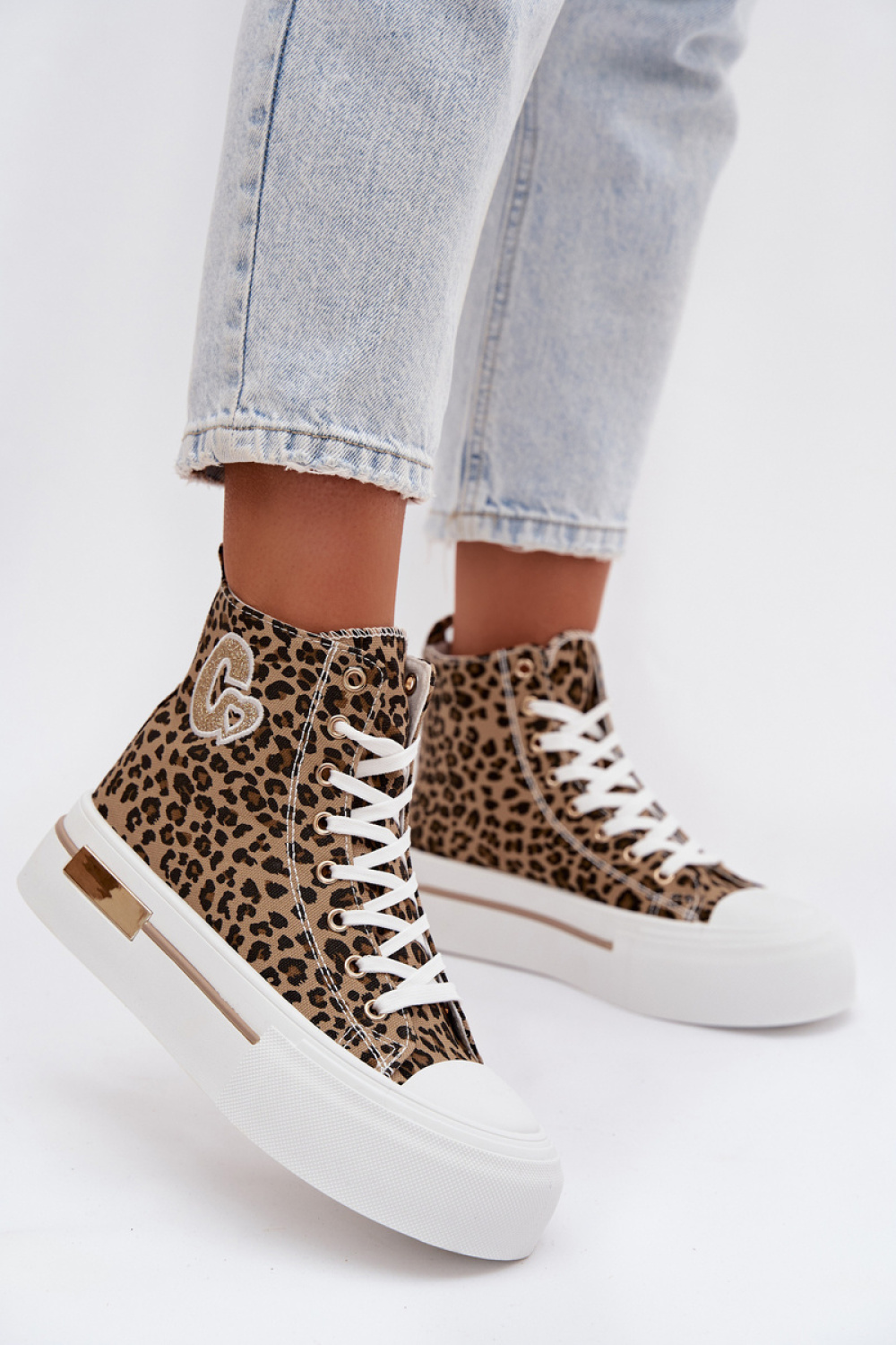 Meloria A88-211 Leopard Print Sneakers - Step in style