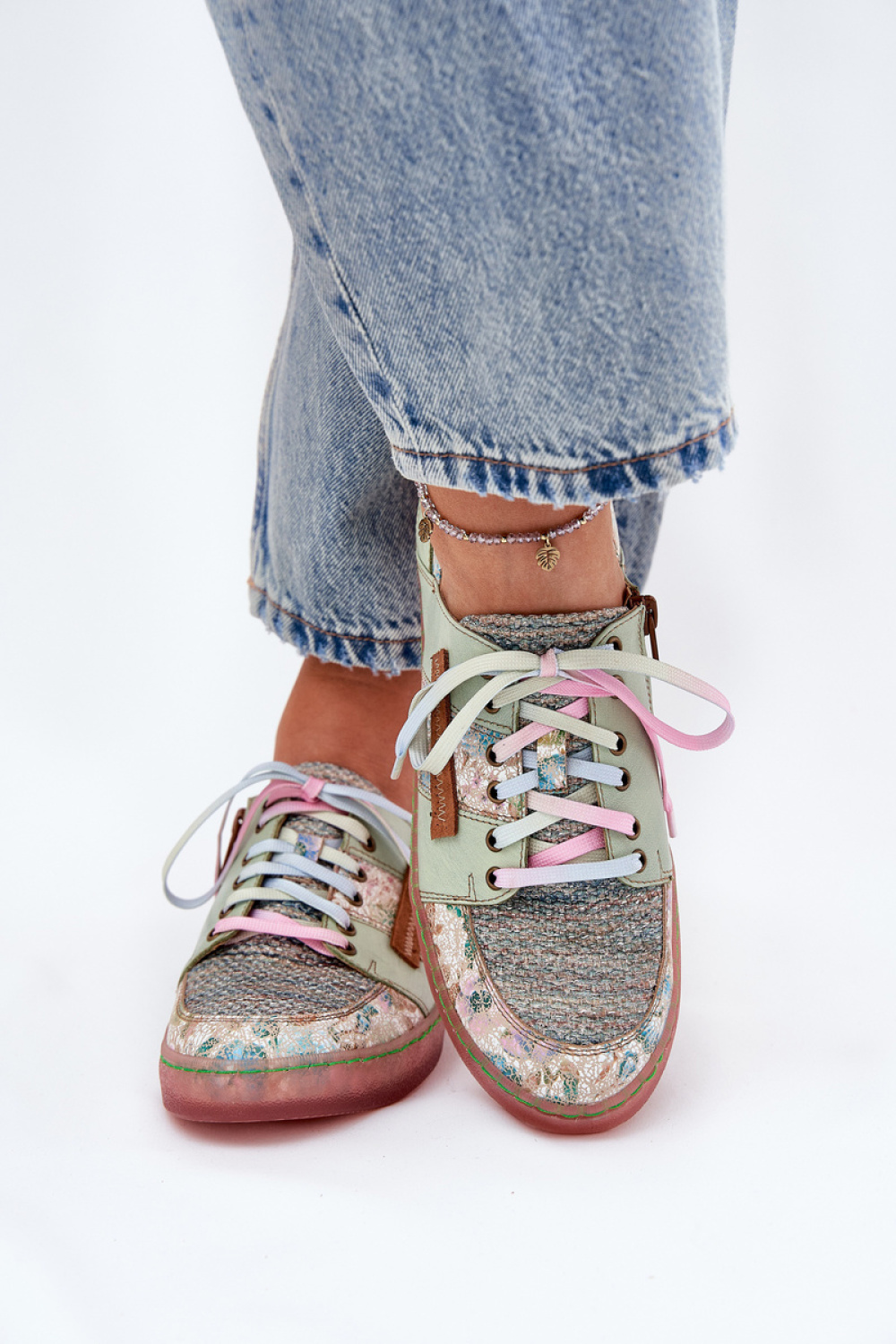 Maciejka 06791-09 Light Green Low Shoes - Step in style – view 2