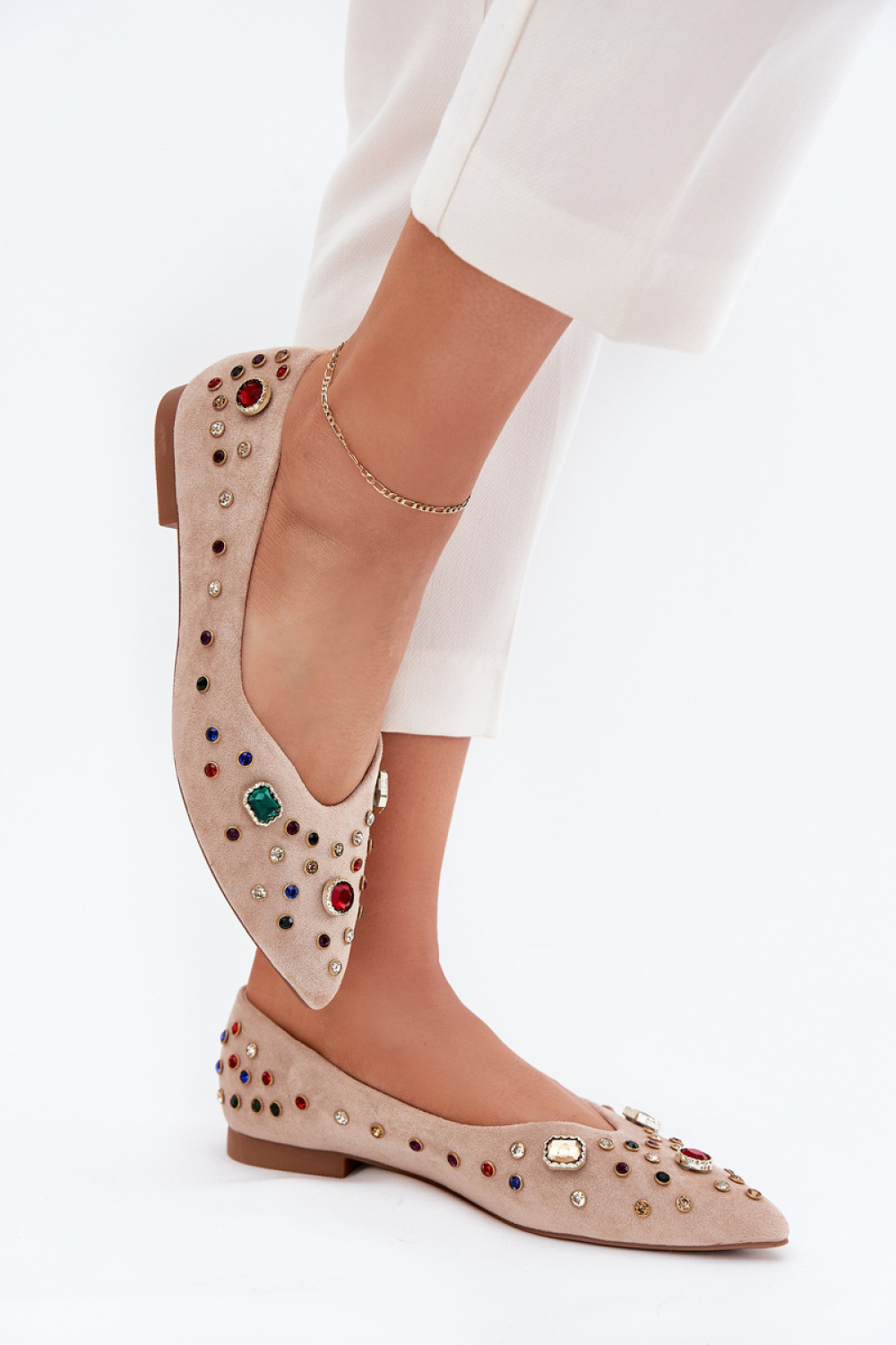 Baleriny Model Valena JH525P Beige - Step in style