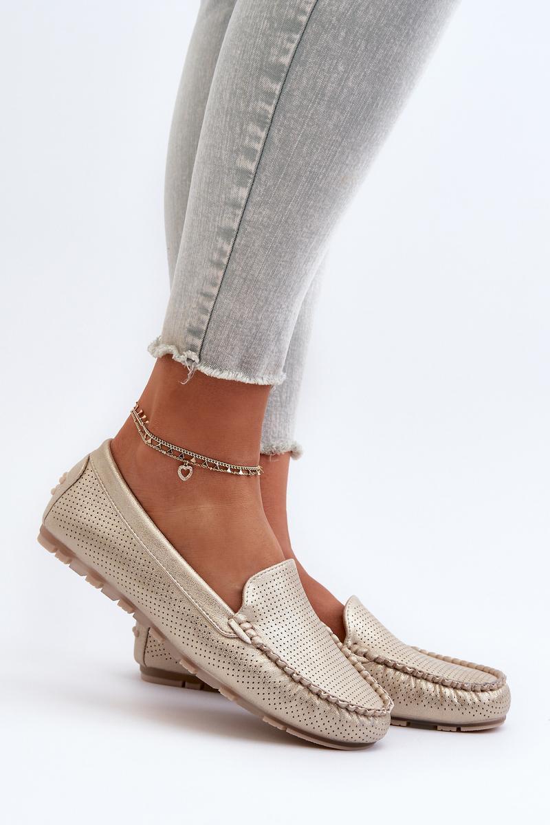 Loafers Model Ranica 24PB02-7669 Gold - Step in style