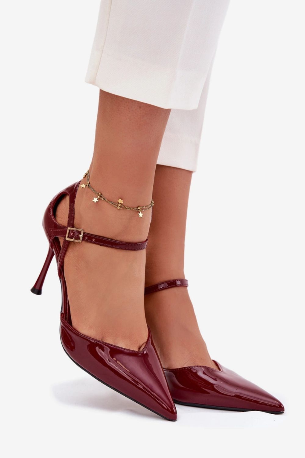 Szpilki Model Tarilin LE150P Bordo - Step in style – widok 2