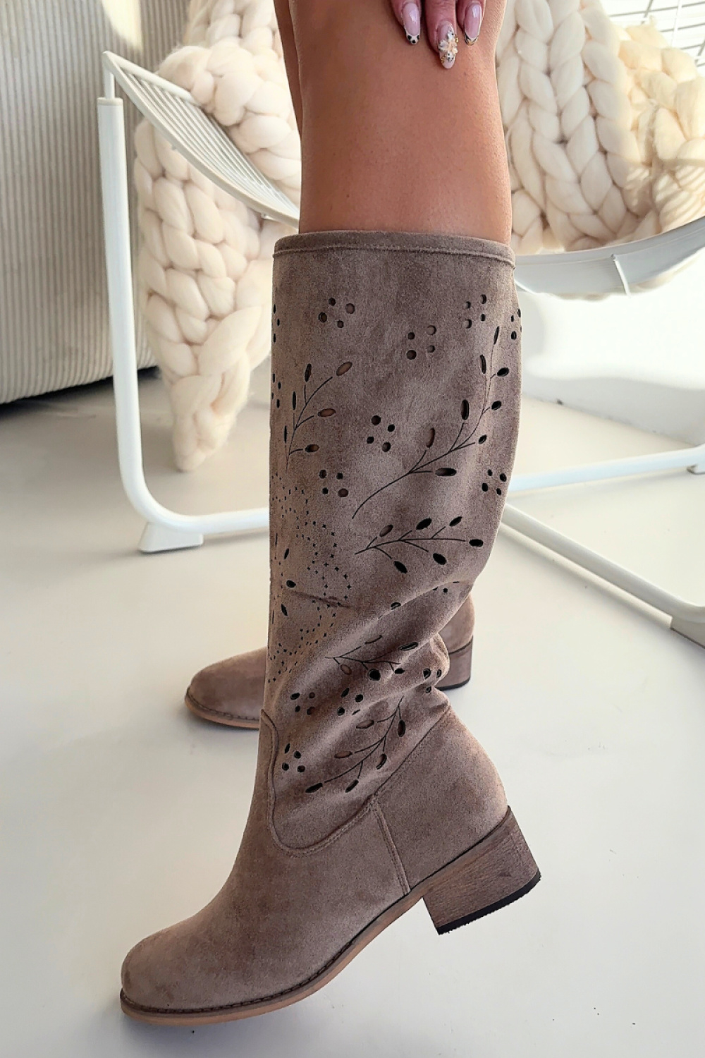 Kozaki Model Helinna NS596P Khaki - Step in style