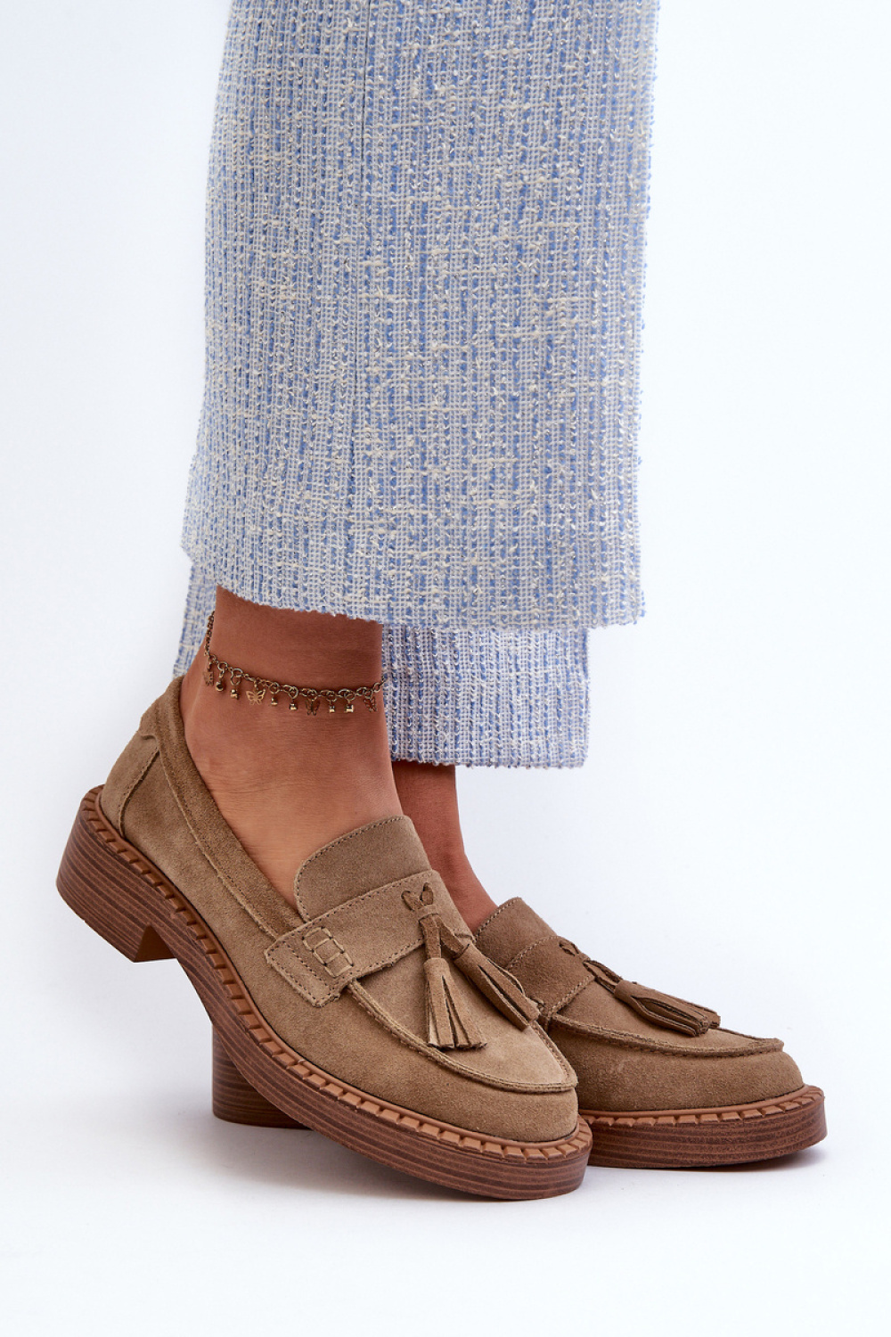 DA TW107 Brown Loafers - Step in style
