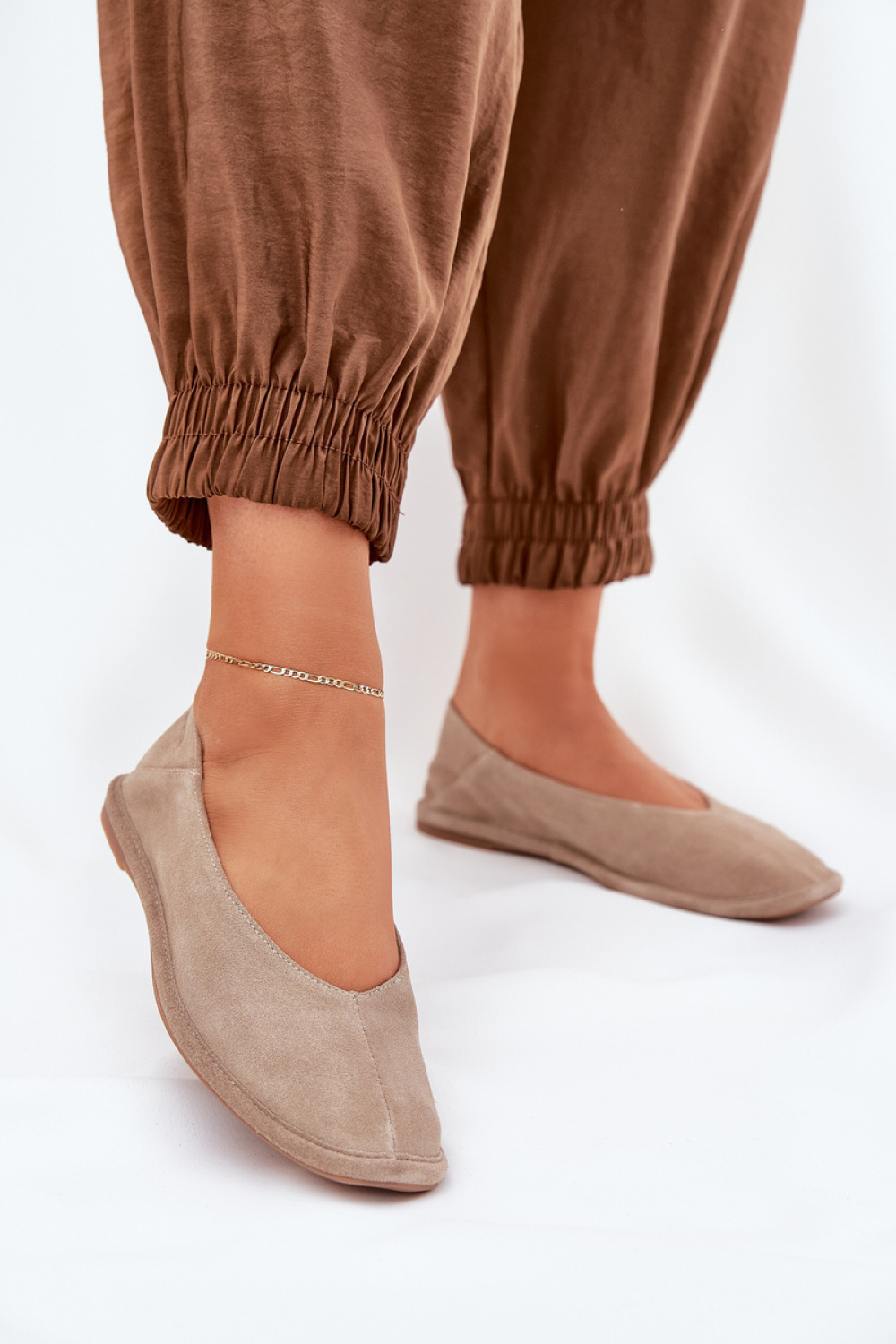 Baleriny Model Big Star RR274082 Beige - Step in style
