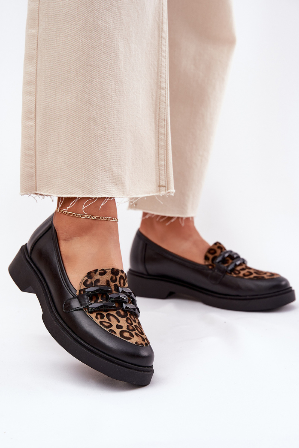 Laura Messi 2965 Black Loafers - Step in style