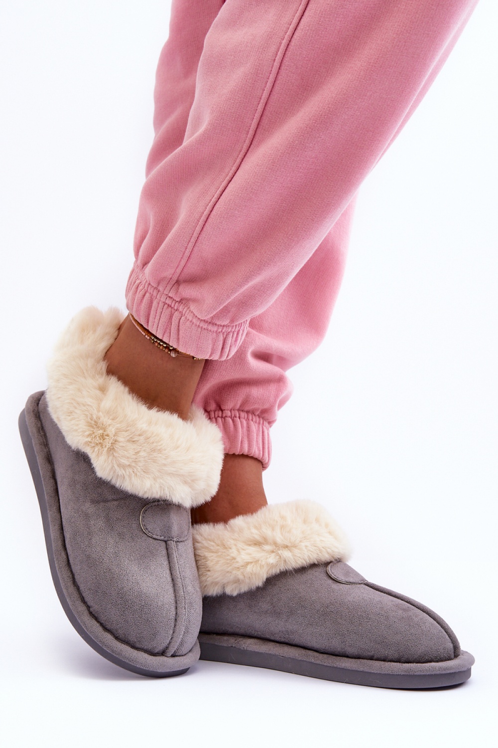 Lanoze EV-58 Grey Slippers - Step in style