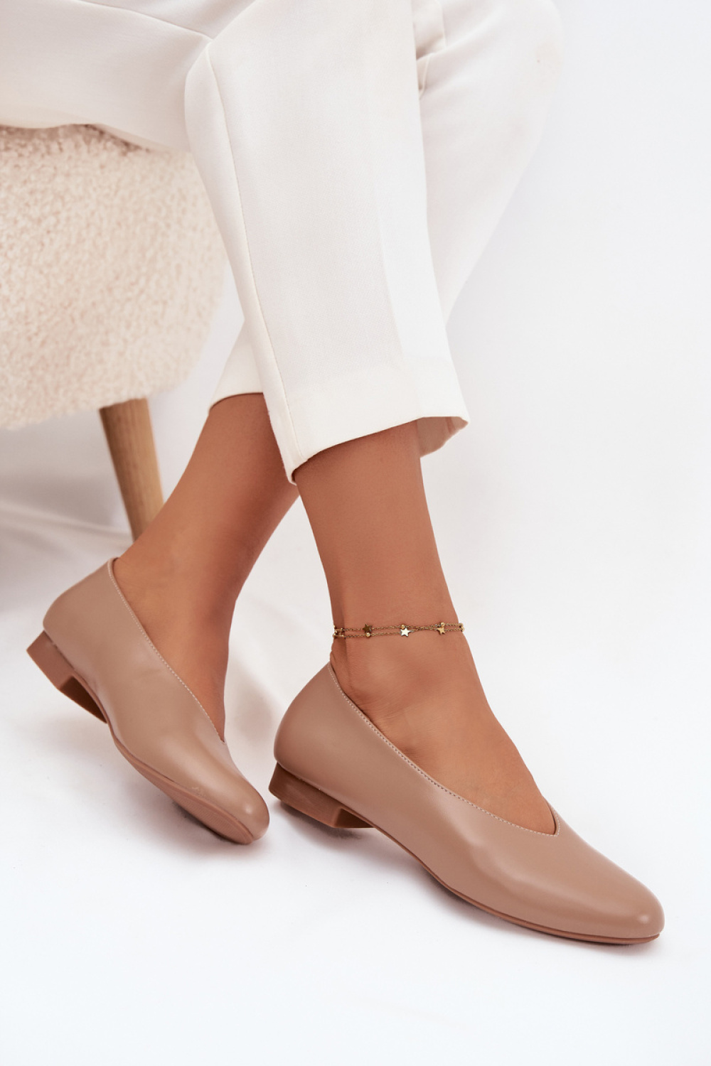 Baleriny Model Olyssia 5927 Beige - Step in style