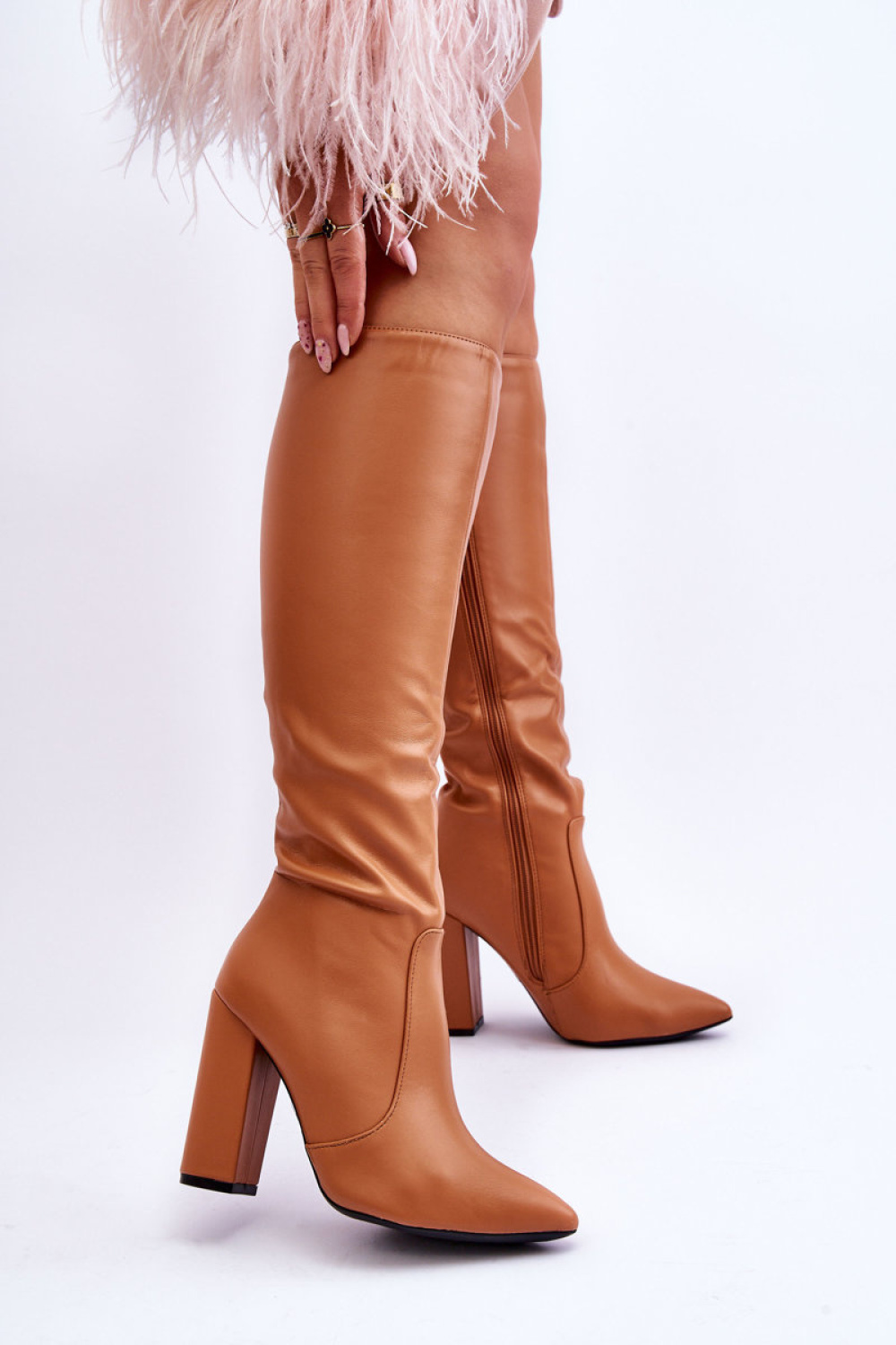 Kozaki Model Mayra X8056 Camel - Step in style