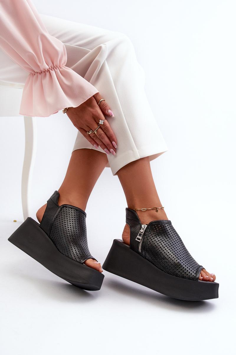 Sandały Model Zazoo 1792 Black - Step in style – widok 2