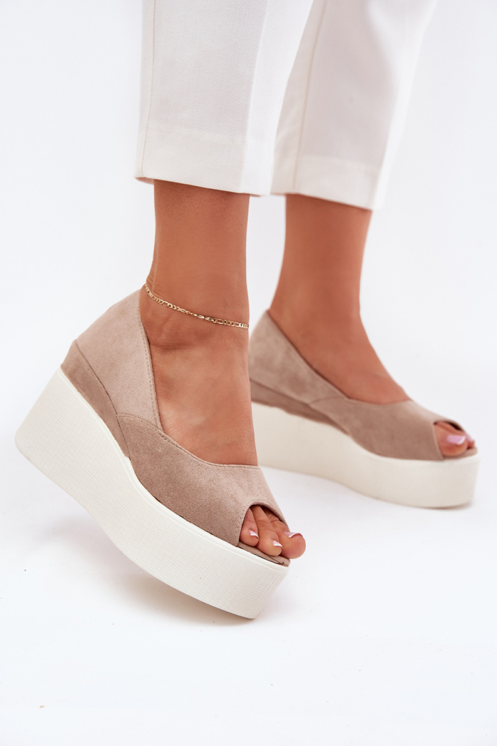 Sandały Model Felyra JH530P Beige - Step in style