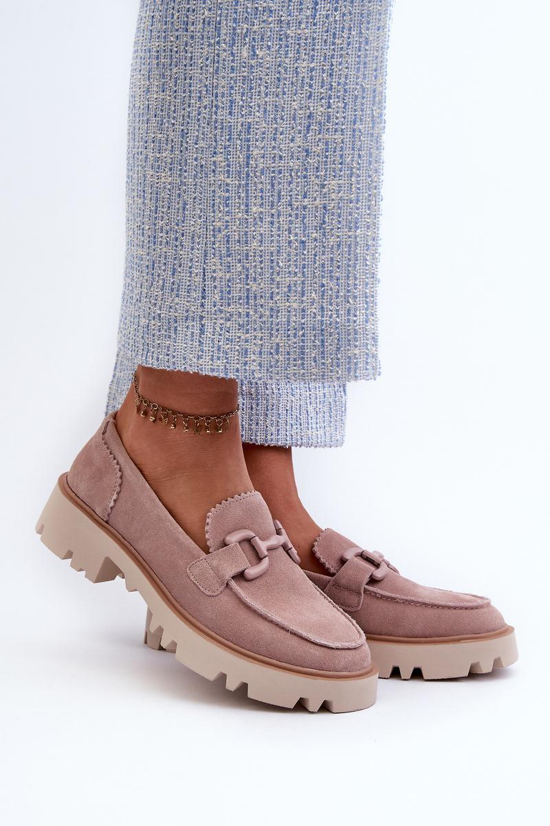 DA TW117 Pink loafers - Step in style
