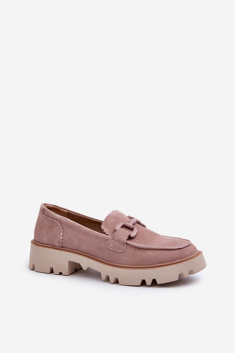 DA TW117 Pink loafers - Step in style