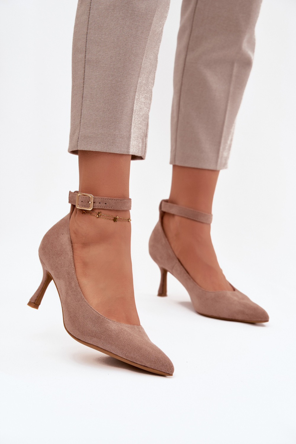Szpilki Model Devoria 2751 Dark Beige - Step in style