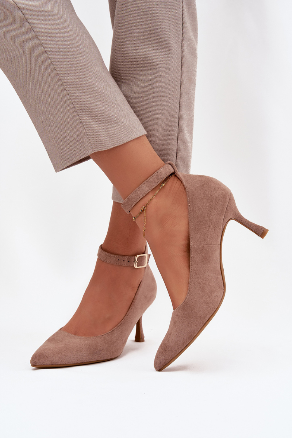 Szpilki Model Devoria 2751 Dark Beige - Step in style – widok 2
