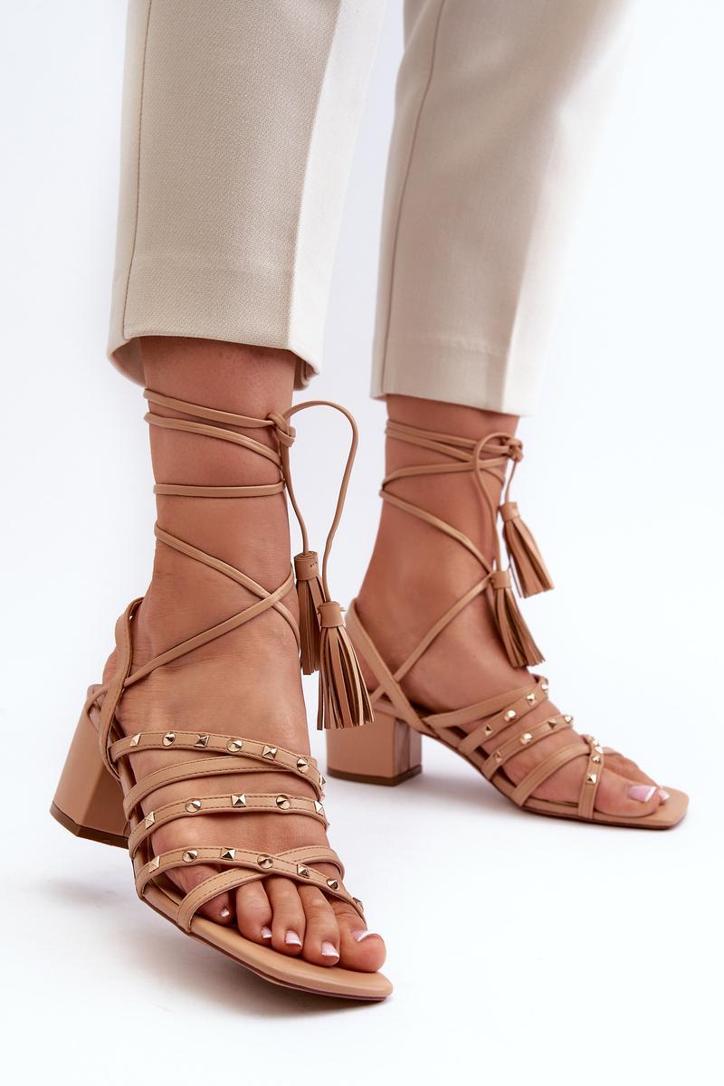 Sandały Model Chrisele 3973 Camel - Step in style – widok 2