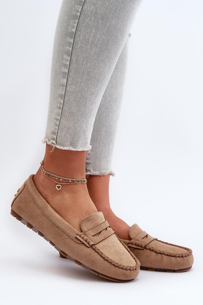 Glimris 24PB02-7673 Dark Beige Loafers - Step in style