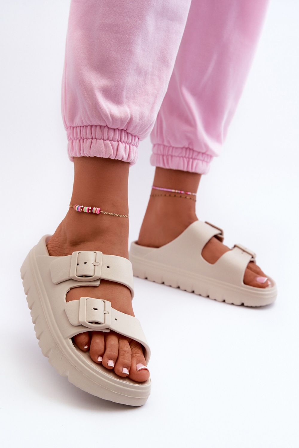 Melorea 24SD97-5610 Sandal Slides Beige - Step in style – view 2