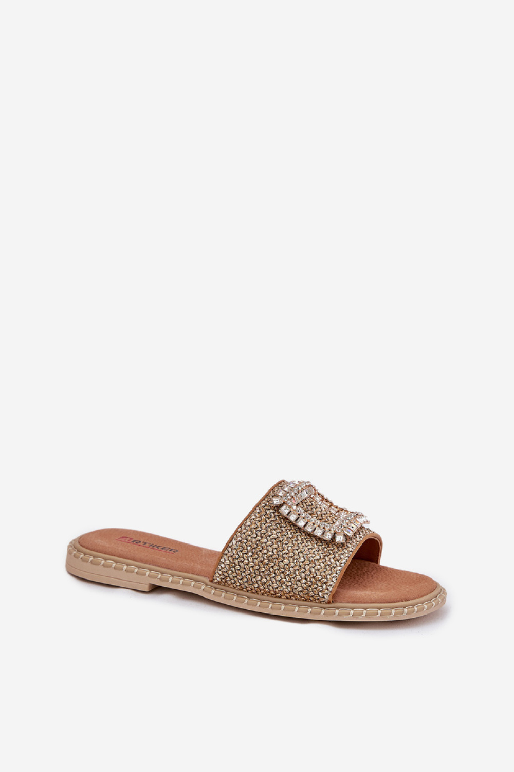 Artiker 56C1337 Beige Slides Sandals - Step in style