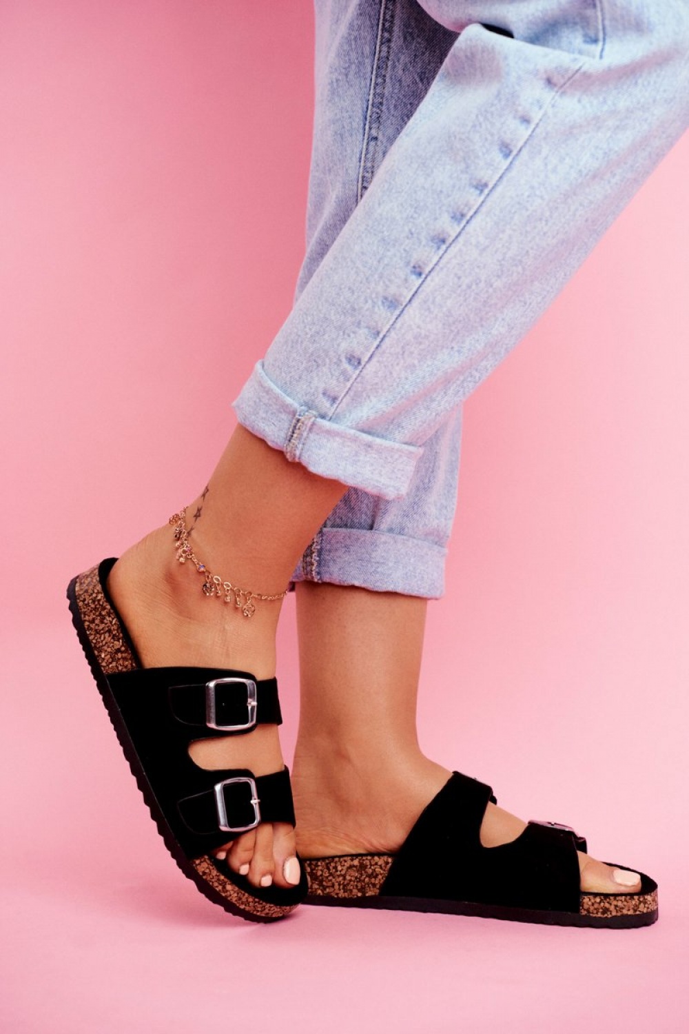 Si Senor Sandals Slides Model 20SD21-1732 Black - Step in style