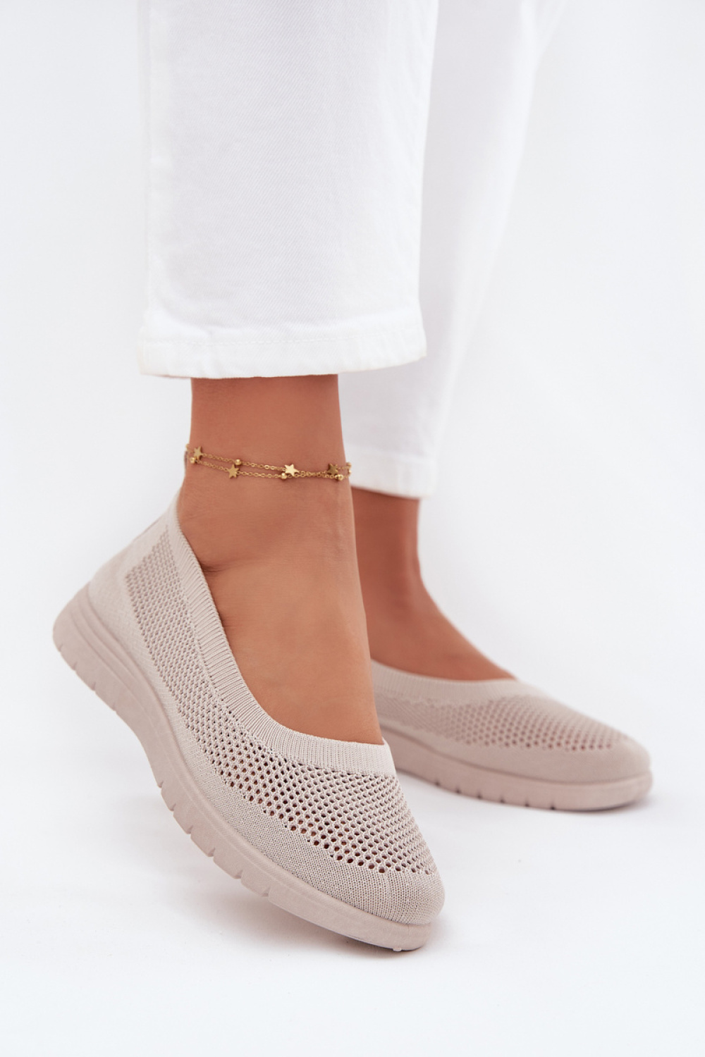 Baleriny Model Virella NB738 Beige - Step in style