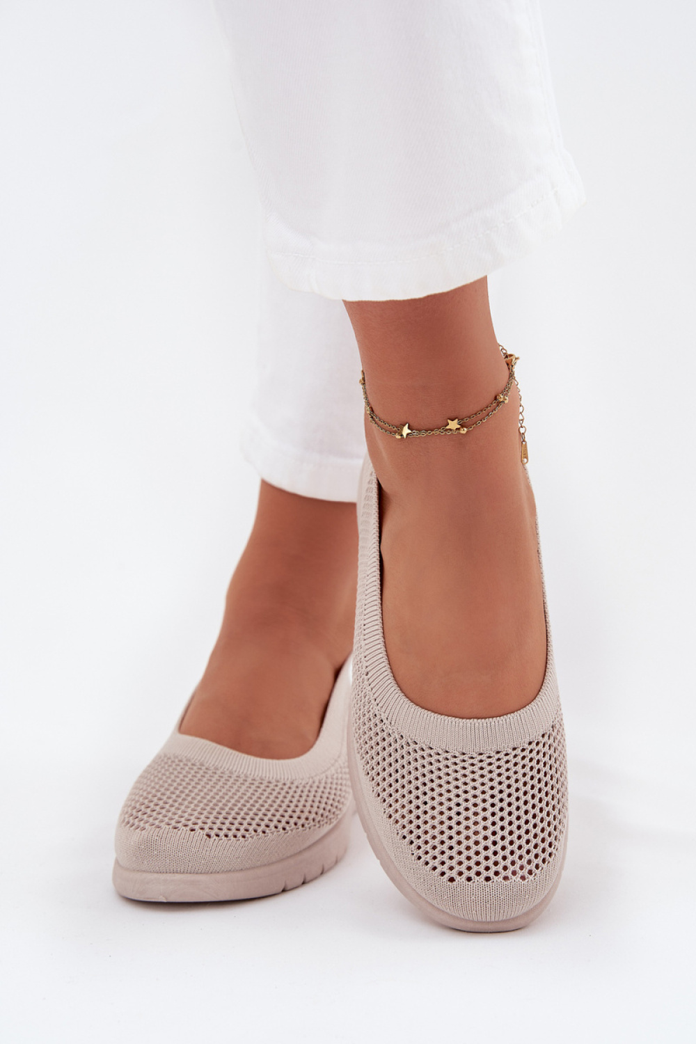 Baleriny Model Virella NB738 Beige - Step in style – widok 2