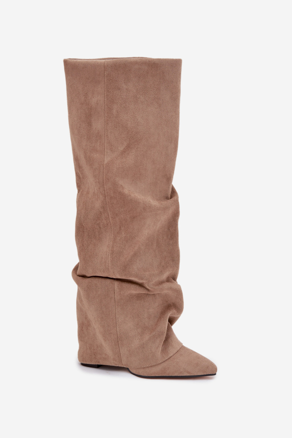 Elivira CLS-532 Beige Suede Boots - Step in style