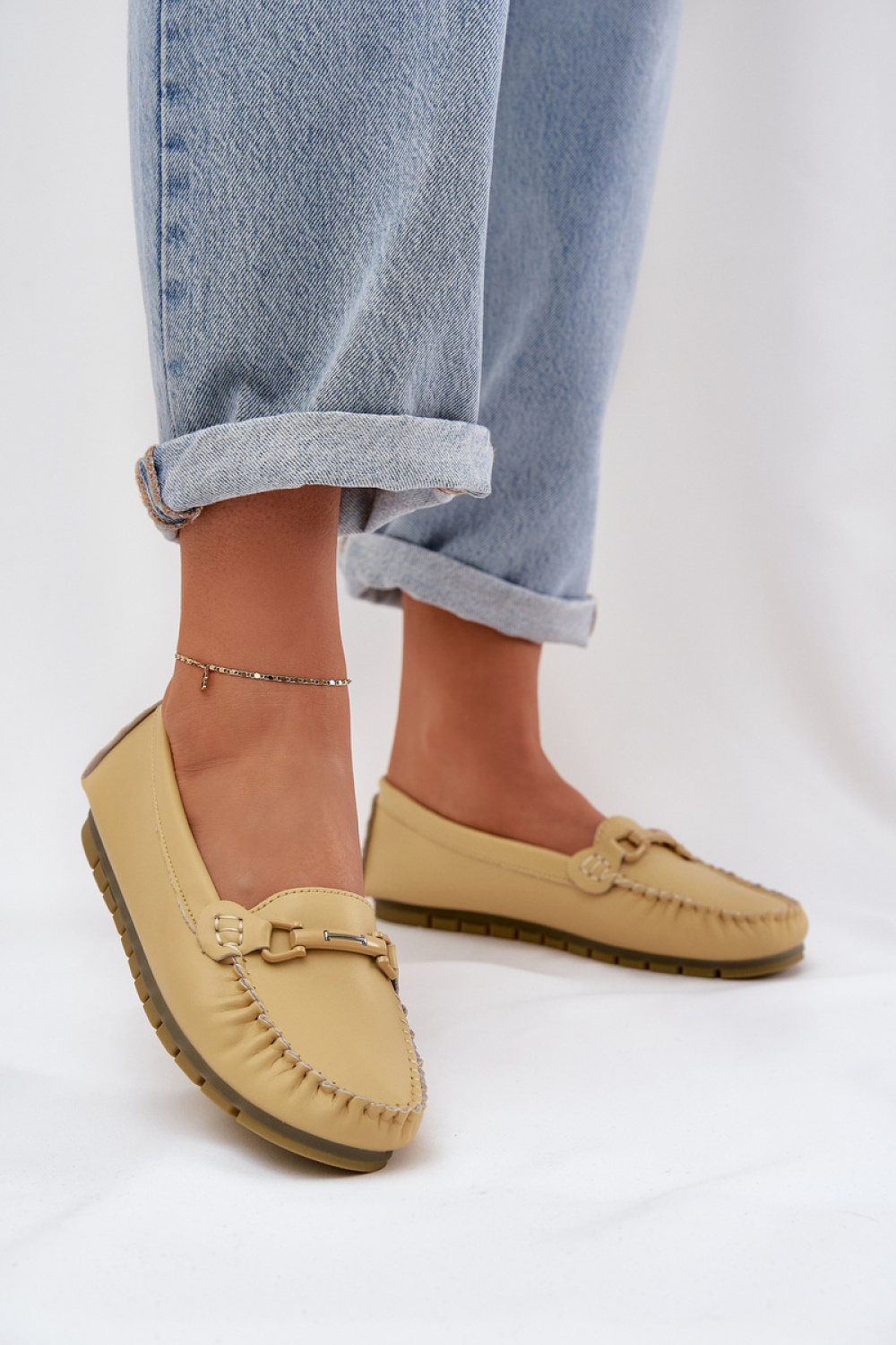 Loafers Model S.Barski LR51-547 Yellow Leather - Step in style