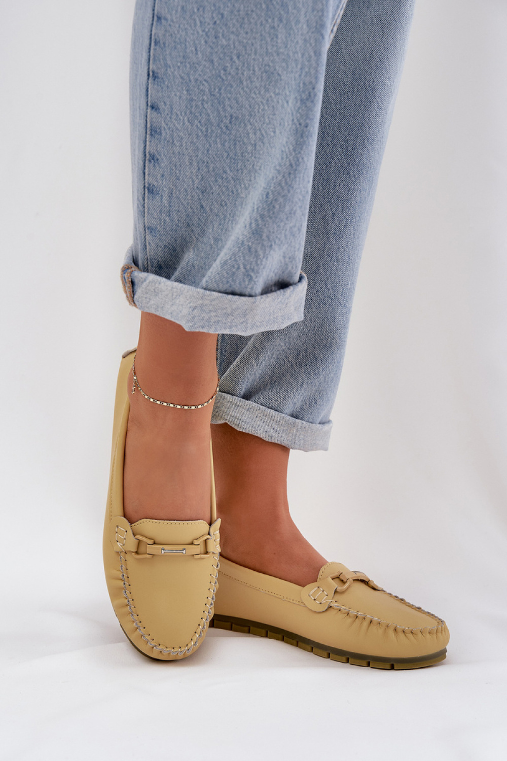 Loafers Model S.Barski LR51-547 Yellow Leather - Step in style – vista 2