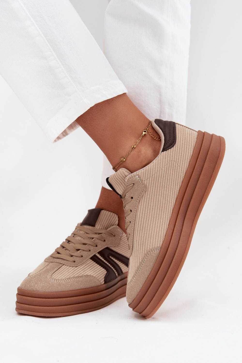 Corynelle 25817 Beige Sports Shoes - Step in style