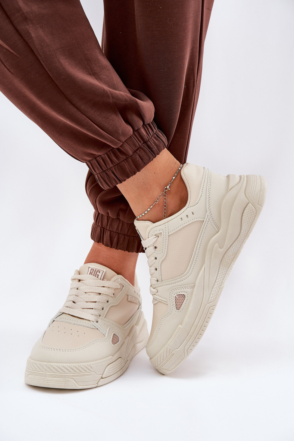 Big Star NN274668 Beige Sports Shoes - Step in style