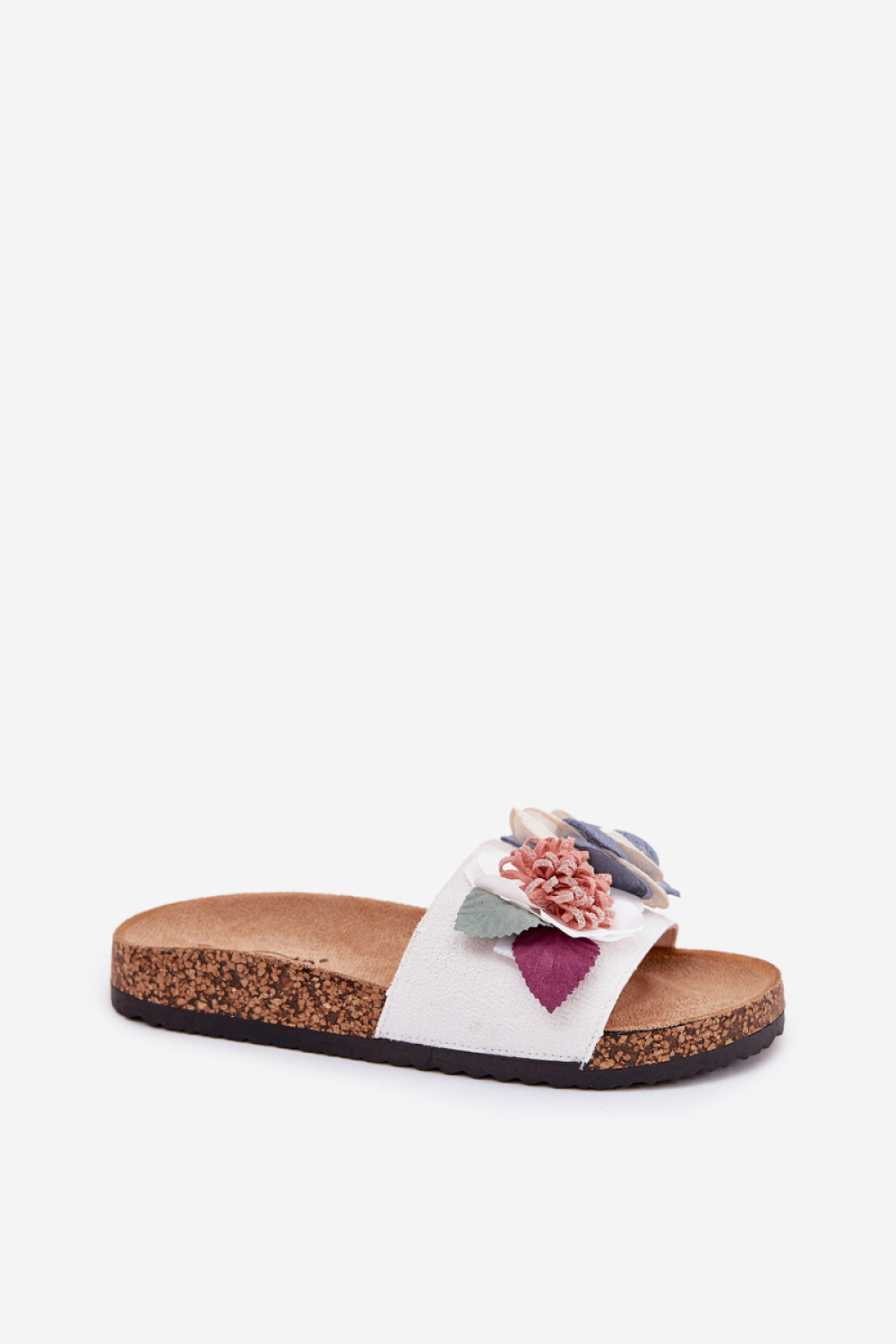 Zinrosa Model 24SD21-7221 White Slides - Step in style