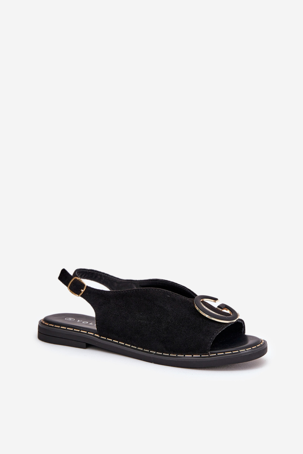 Haliones A8230 Black Sandals - Step in style