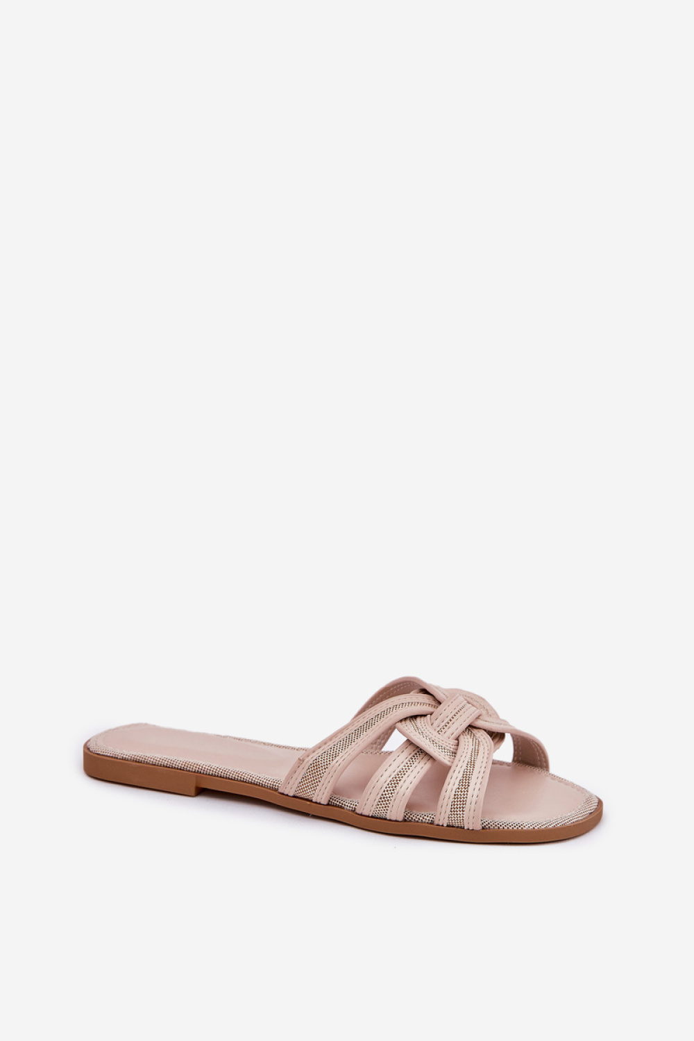 Acimine 0739-CLA-1 Slip-On Sandals Beige - Step in style