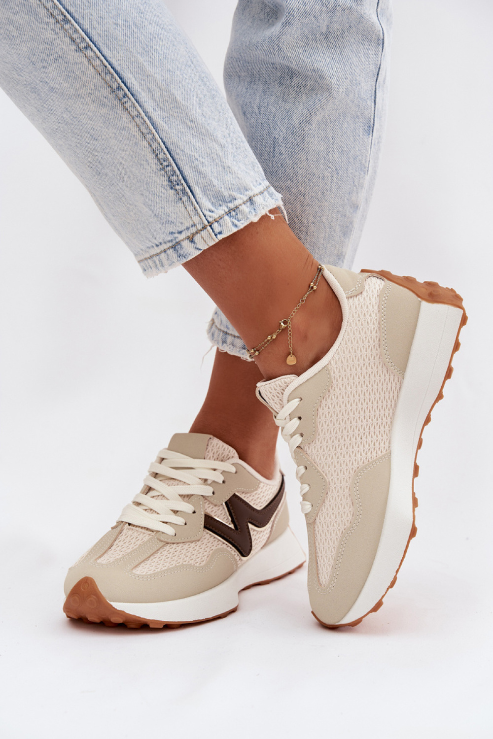 Sport Shoes Model Janelora A023 Beige - Step in style