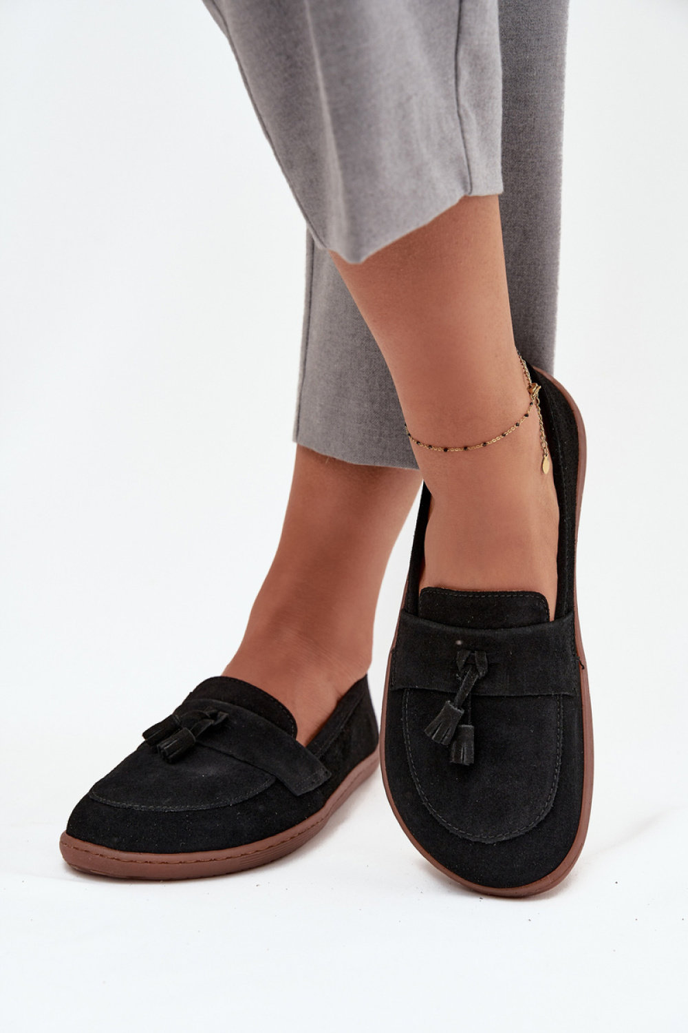 Zazoo 322 Black Loafers - Step in style – vista 2