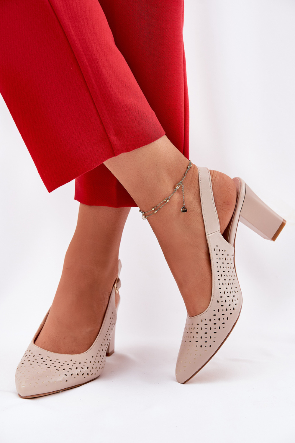 Sandały Modelu Sergio Leone SK163 Beige - Step in style – widok 2