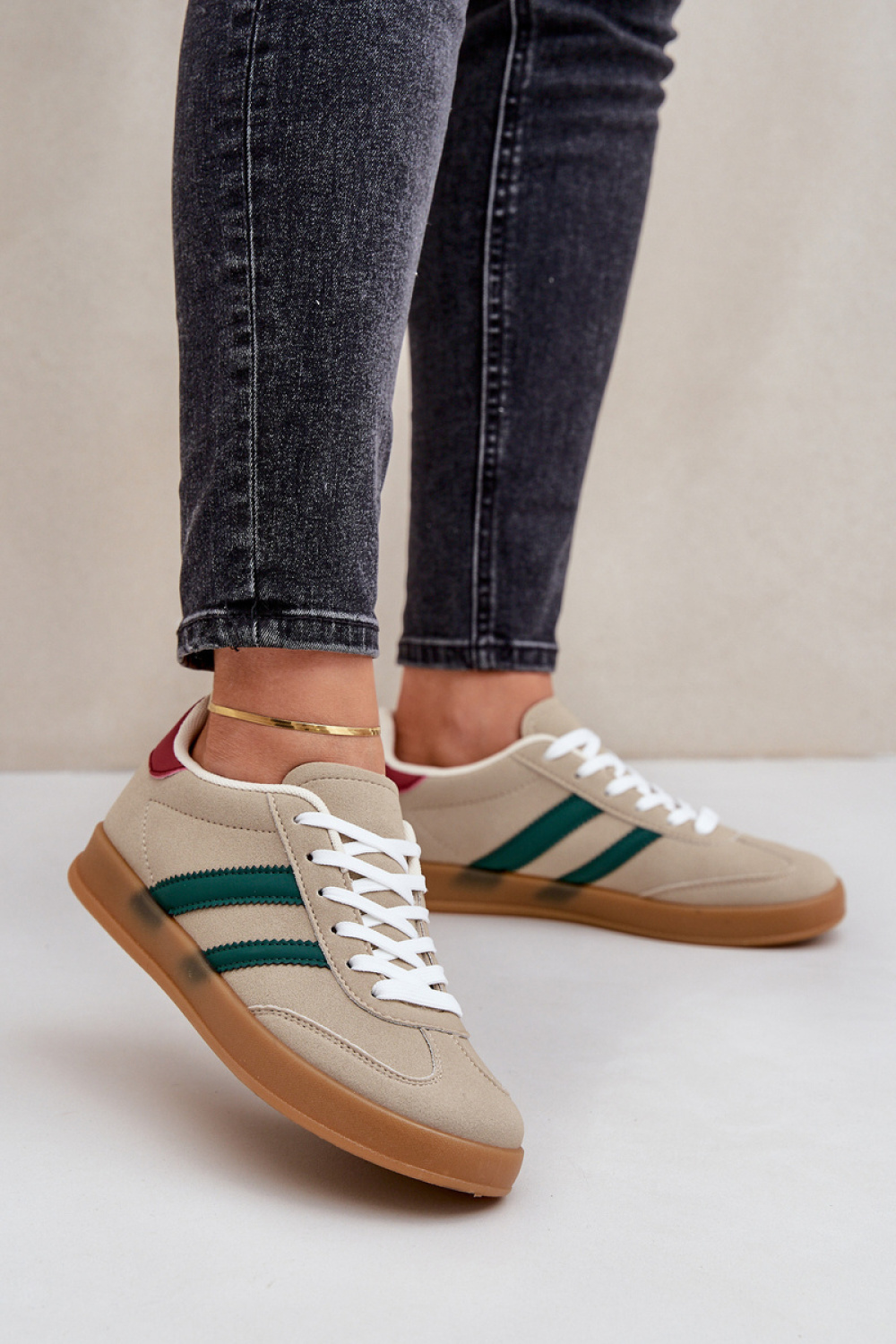 Sports Shoes Model Ennorwen YY-108 Beige - Step in style