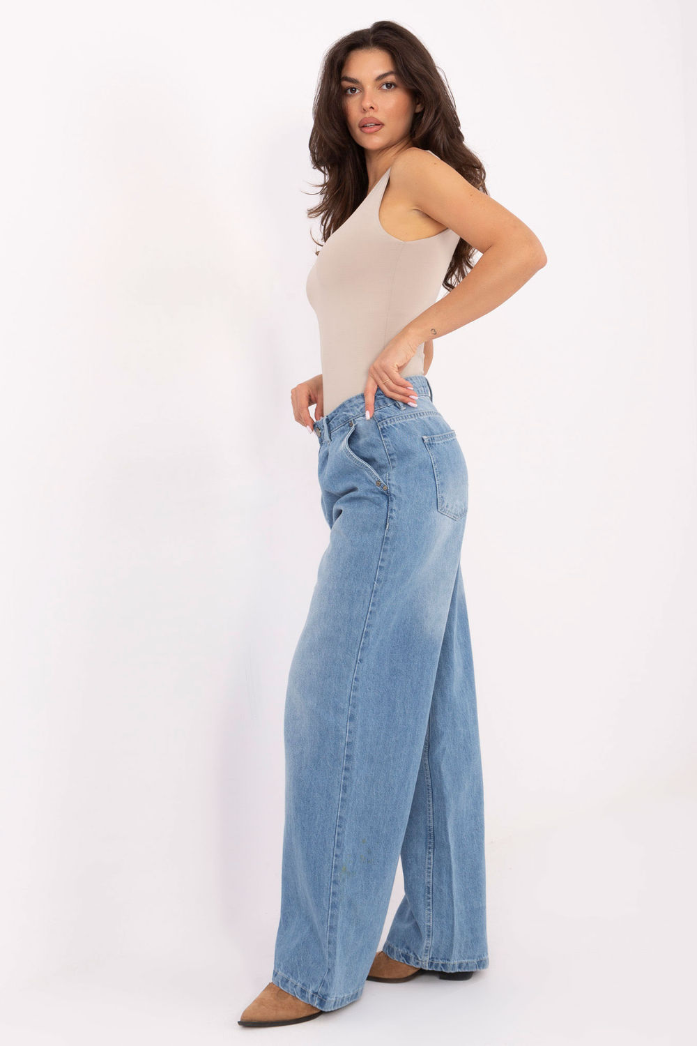 Spodnie Jeansy Damskie Model D80030BI62568L211 Blue - Sublevel